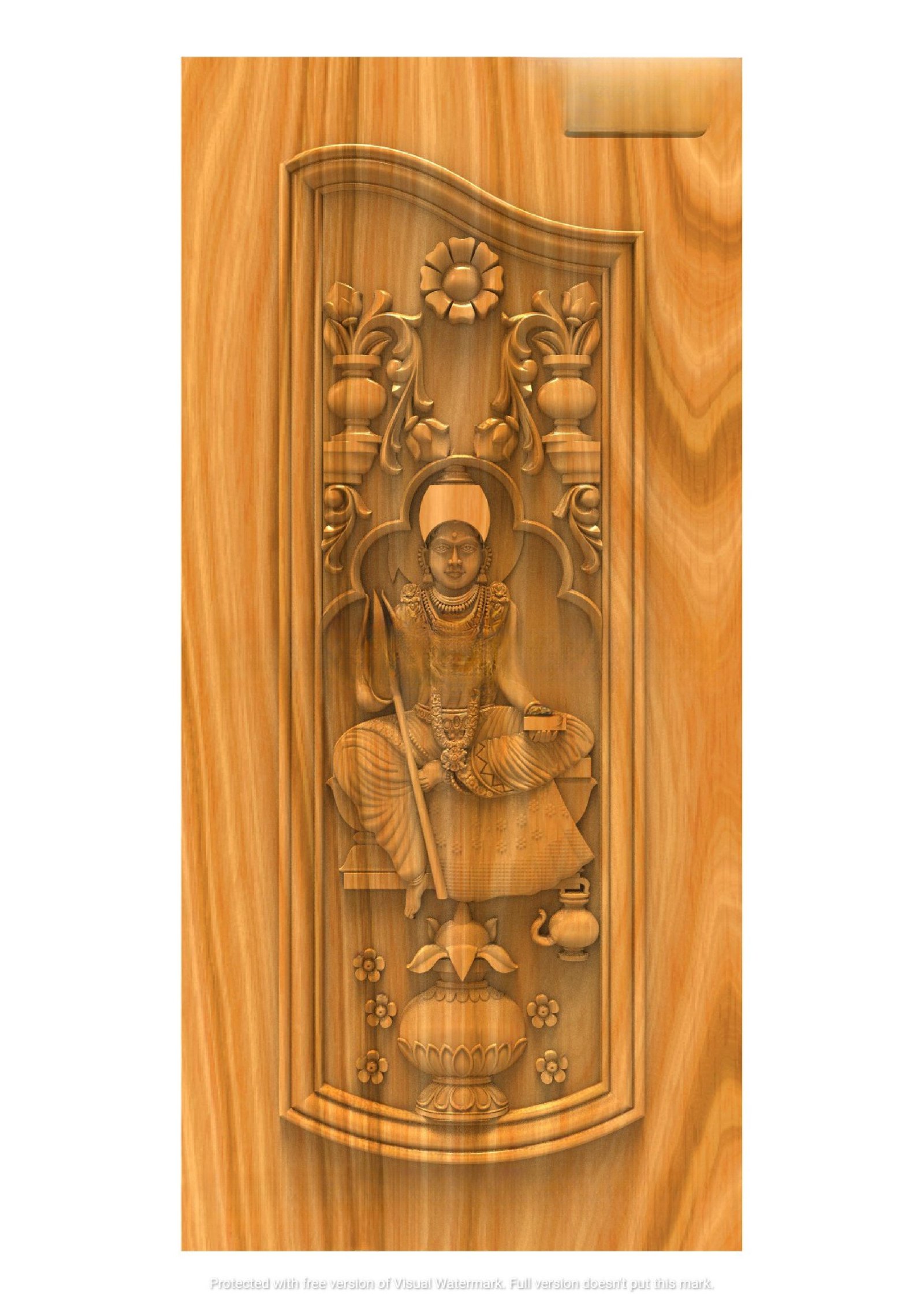 GSK DELITE DOORS - DL-21 Divine Carved Relief CNC Design